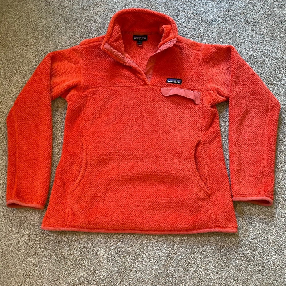 Patagonia Women’s Fleece Pullover - Orange